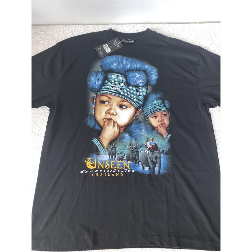 Vintage Rock Chang‎ Mens T-Shirt Size XL Unseen Thailand Large Graphic NWT